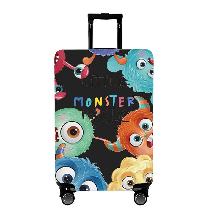 Unisex Hard Shell Suitcase with Colorful Monster Design Stornfield