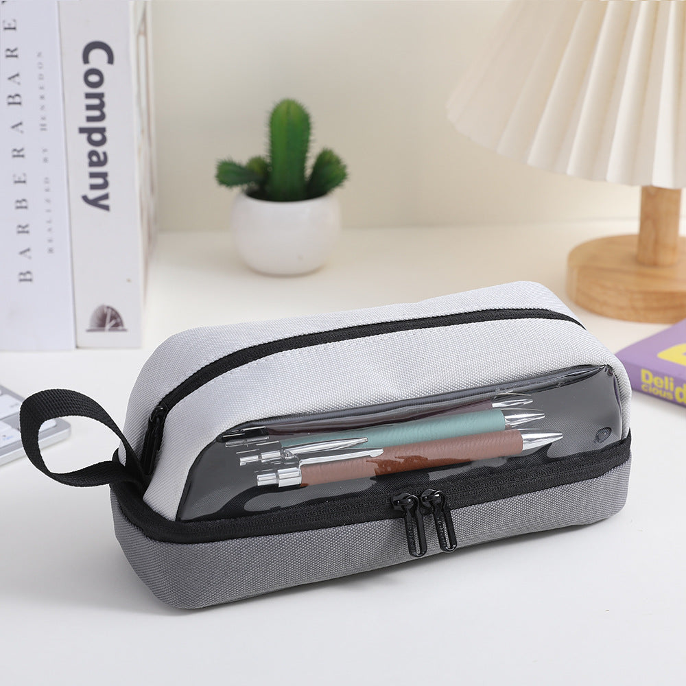 Premium Double-Zipper Pencil Case