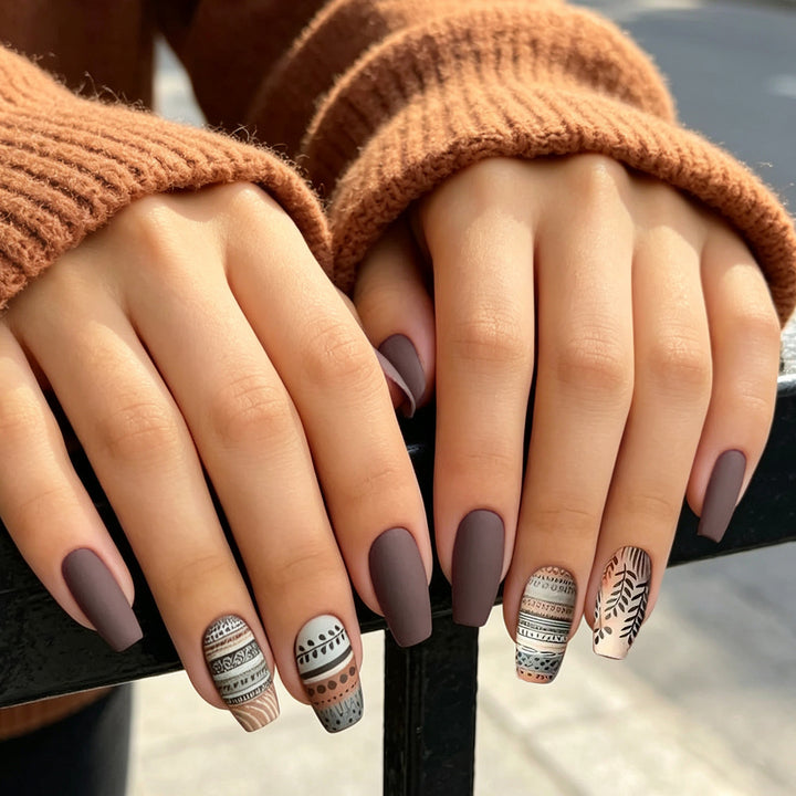 Artistic Seasonal Nail Art Design Stornfield