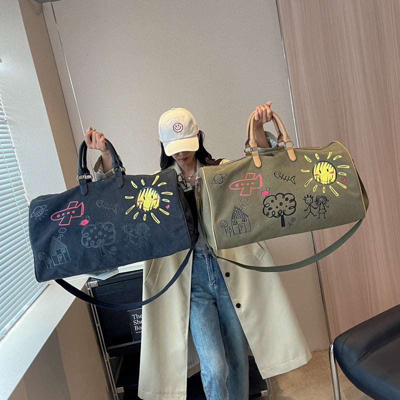 Canvas Art Travel Duffle Bag Stornfield