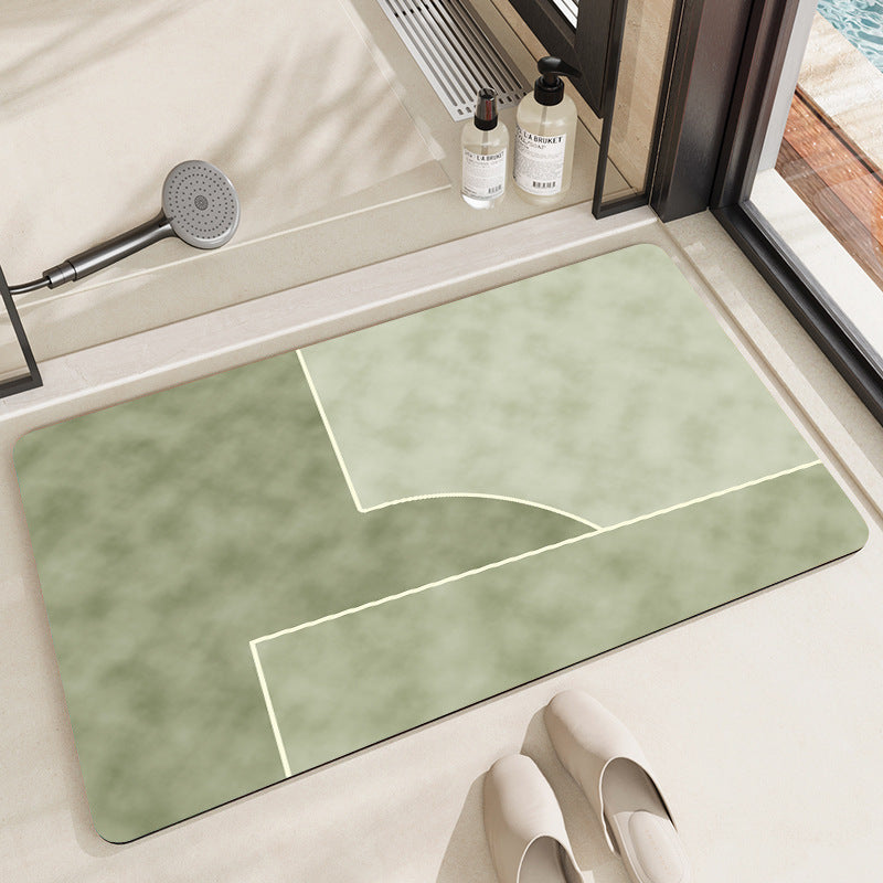 Abstract Art-Themed Indoor Area Mat