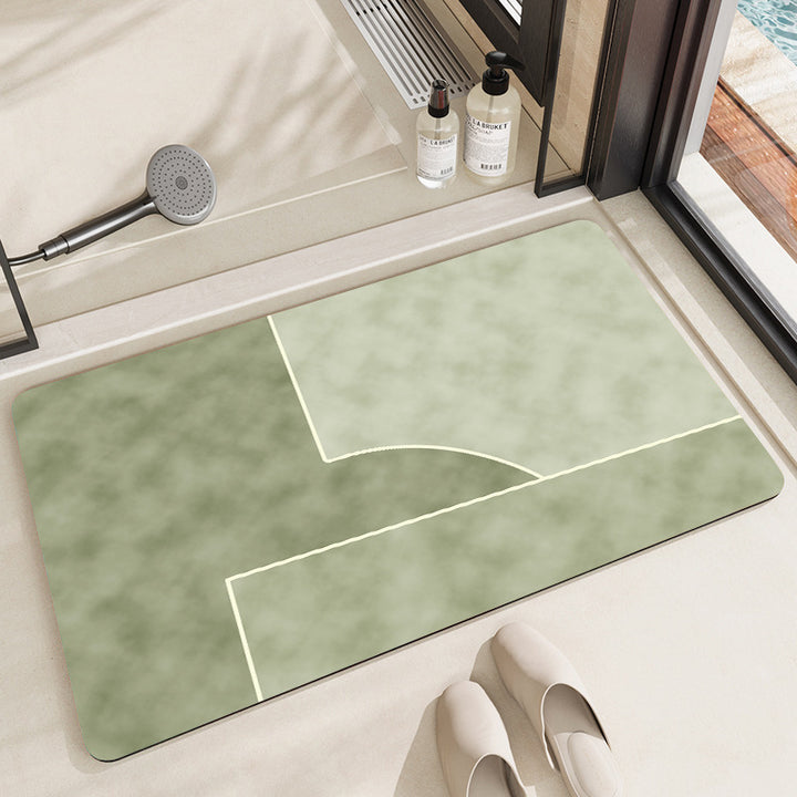 Abstract Art-Themed Indoor Area Mat