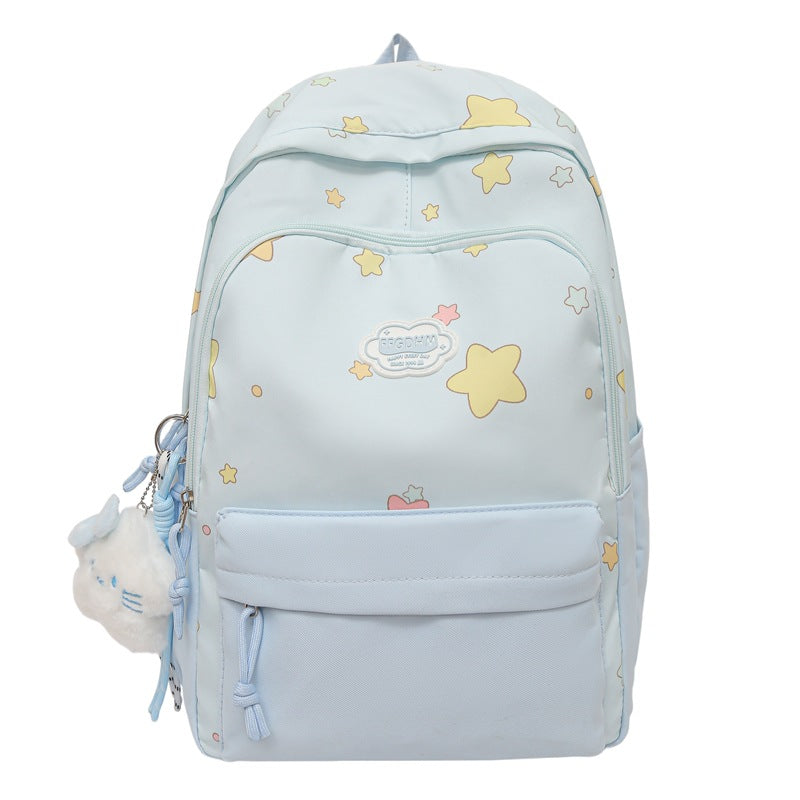 Playful Starry Print Backpack Stornfield
