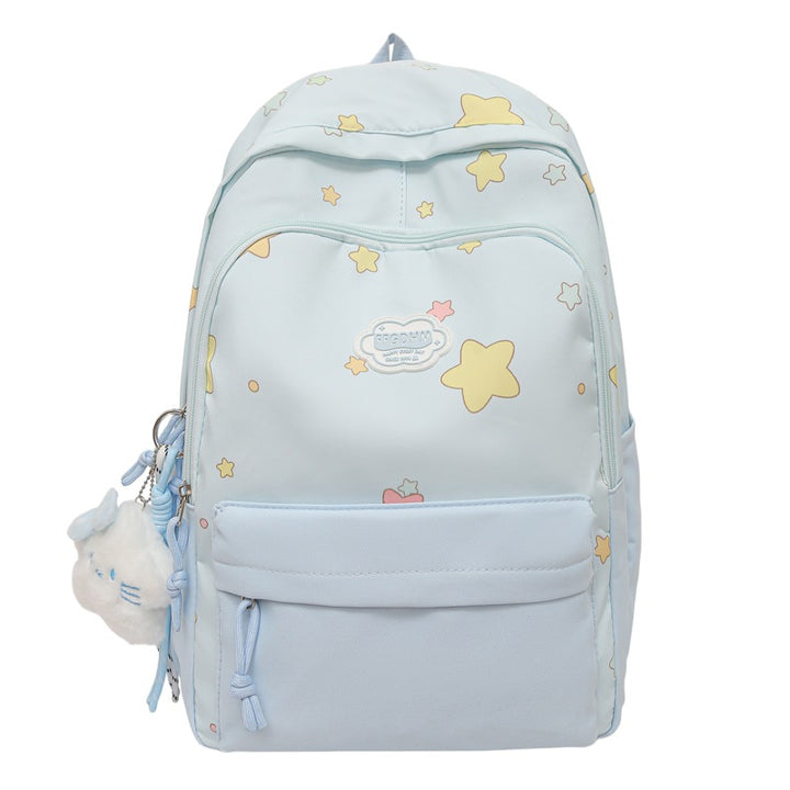 Playful Starry Print Backpack Stornfield