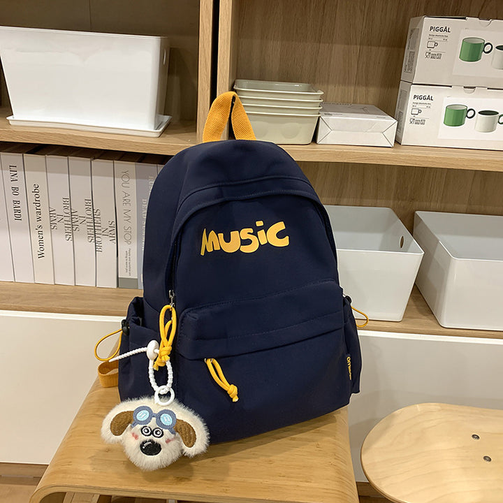 Casual Music-Themed Backpack Stornfield