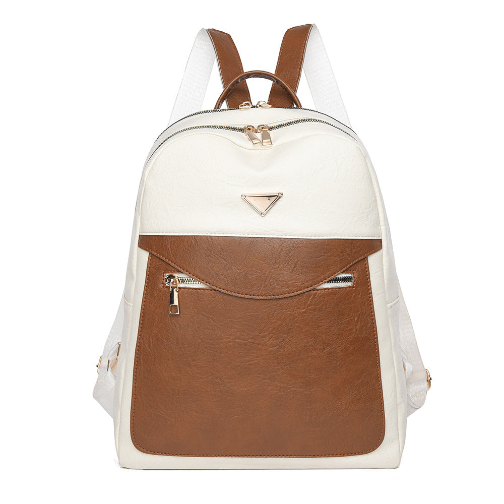 Elegant Faux Leather Backpack Stornfield