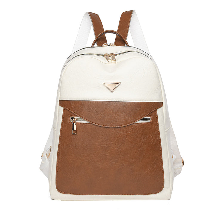 Elegant Faux Leather Backpack Stornfield
