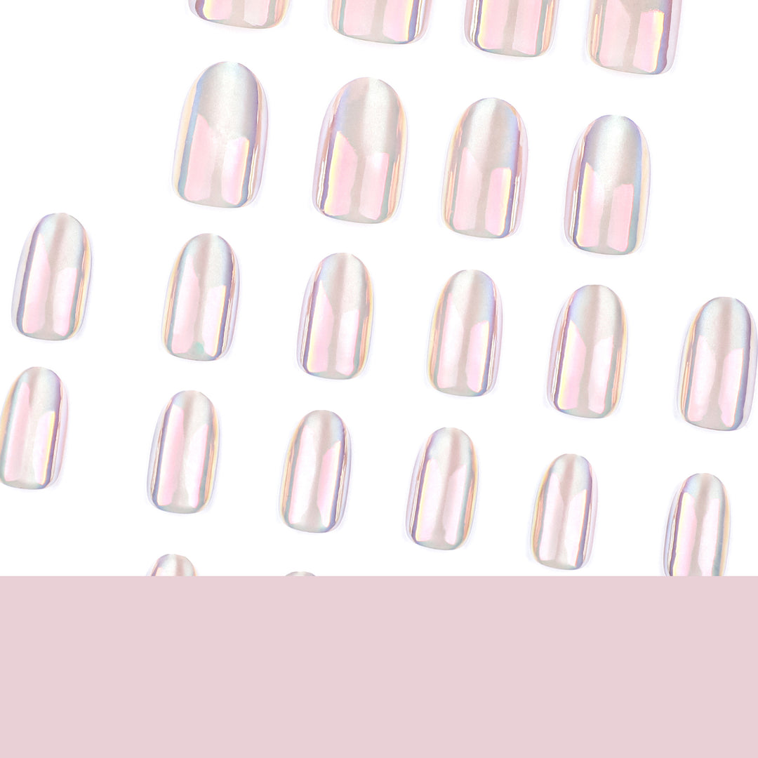Trendy Nail Extensions with Shimmering Gradient Stornfield