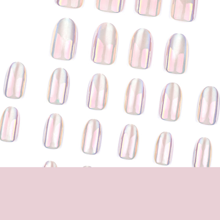 Trendy Nail Extensions with Shimmering Gradient Stornfield