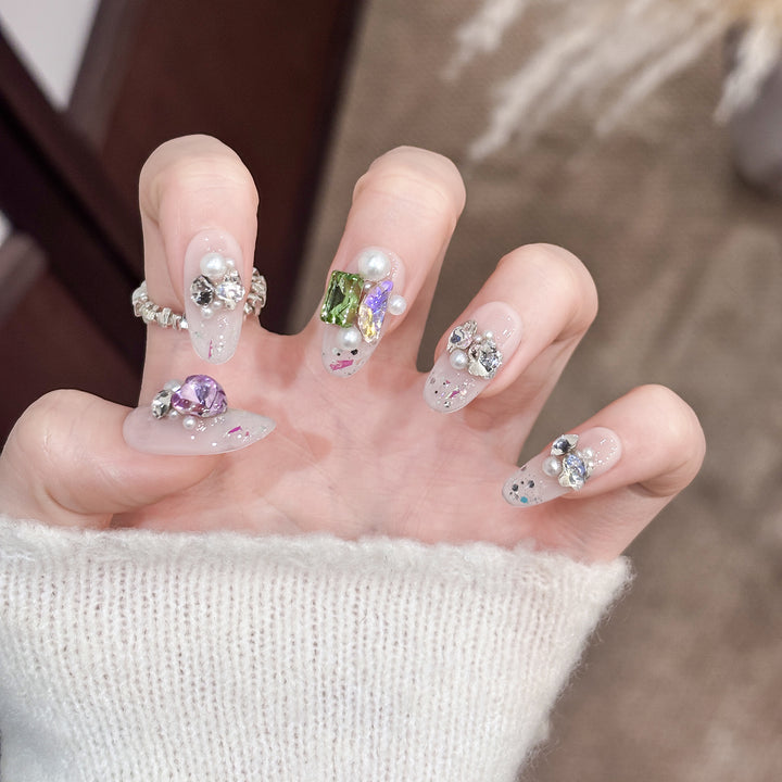 Glamorous 3D Decorative Nail Tips