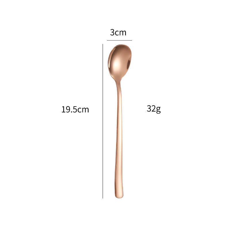 More elegant and ergonomic dessert spoon made of high-quality stainless steel Stornfield