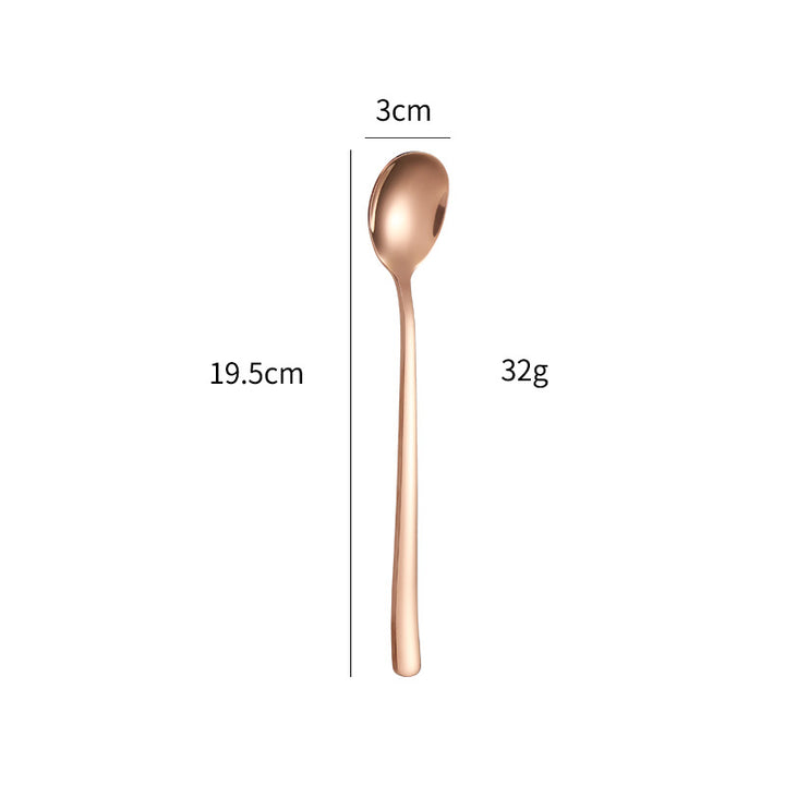 More elegant and ergonomic dessert spoon made of high-quality stainless steel Stornfield