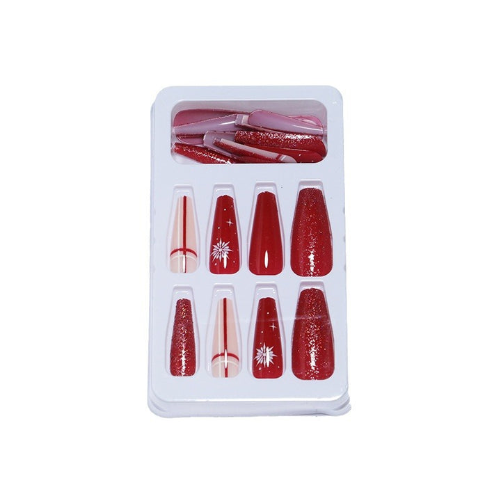 Artistic Glitter Press-On Nail Set Stornfield