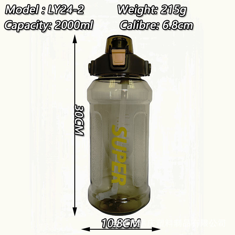 Women's practical water bottle with large capacity and leak-proof lid Stornfield