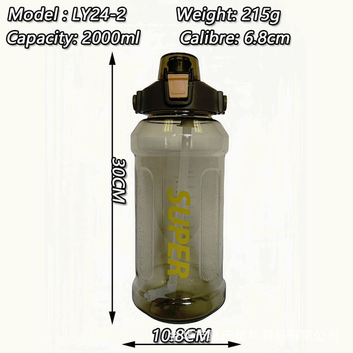 Women's practical water bottle with large capacity and leak-proof lid Stornfield