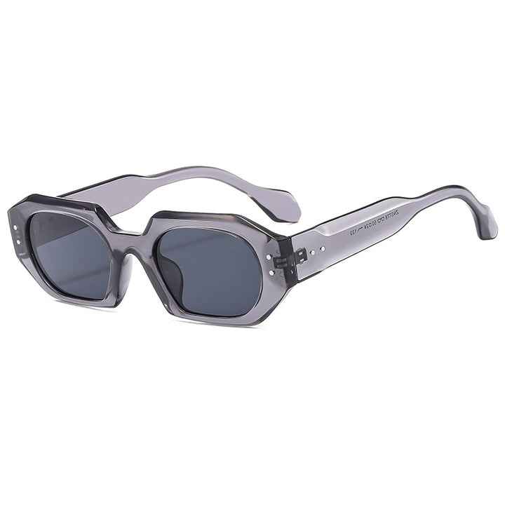 Women's Polished Sunglasses in Modern Octagon Design Stornfield