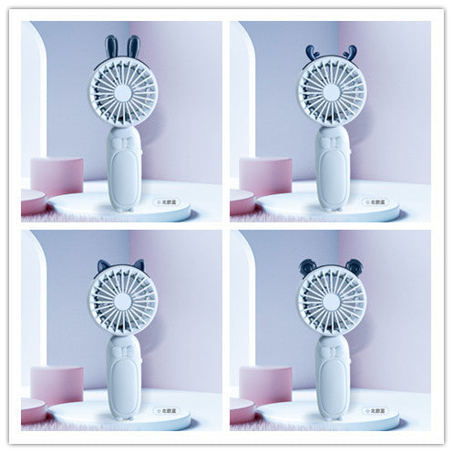Ladies portable mini hand fan with delightful animal design Stornfield