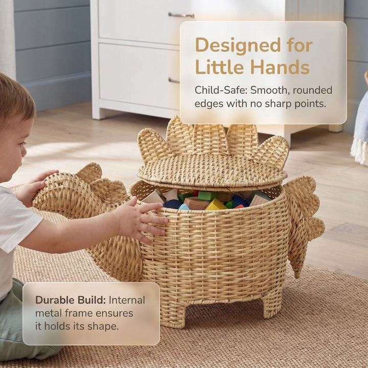 Funny Dinosaur Storage Basket Stornfield