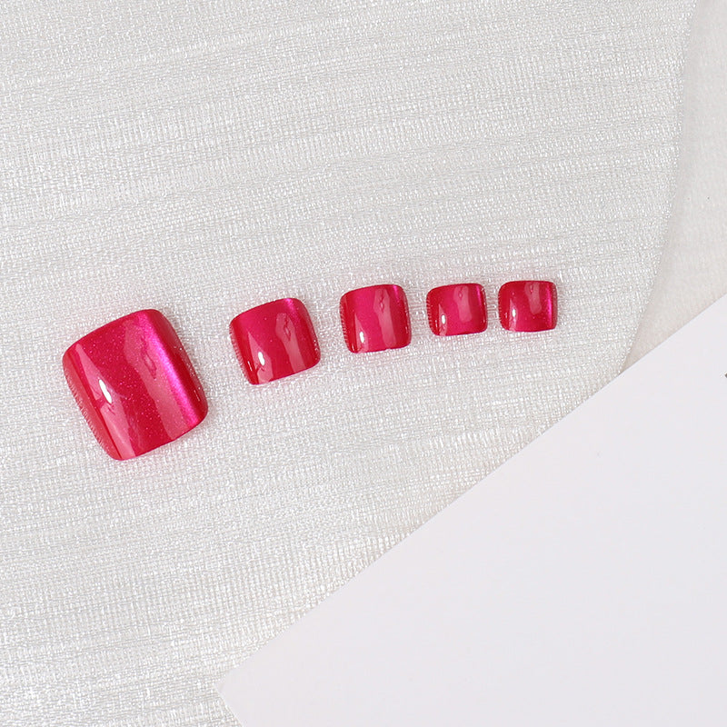 Elegant Glossy Press-On Nail Set Stornfield