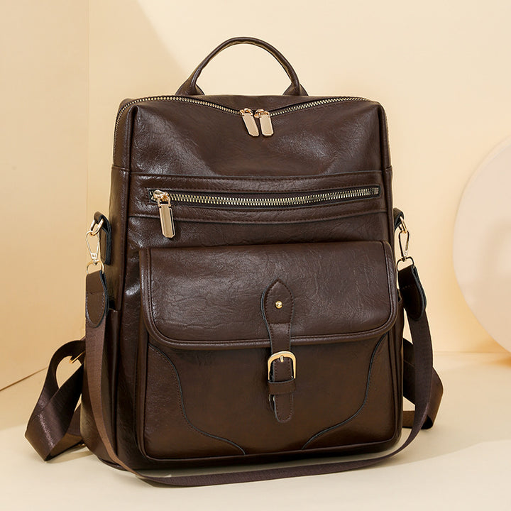 Versatile Leather Backpack Stornfield