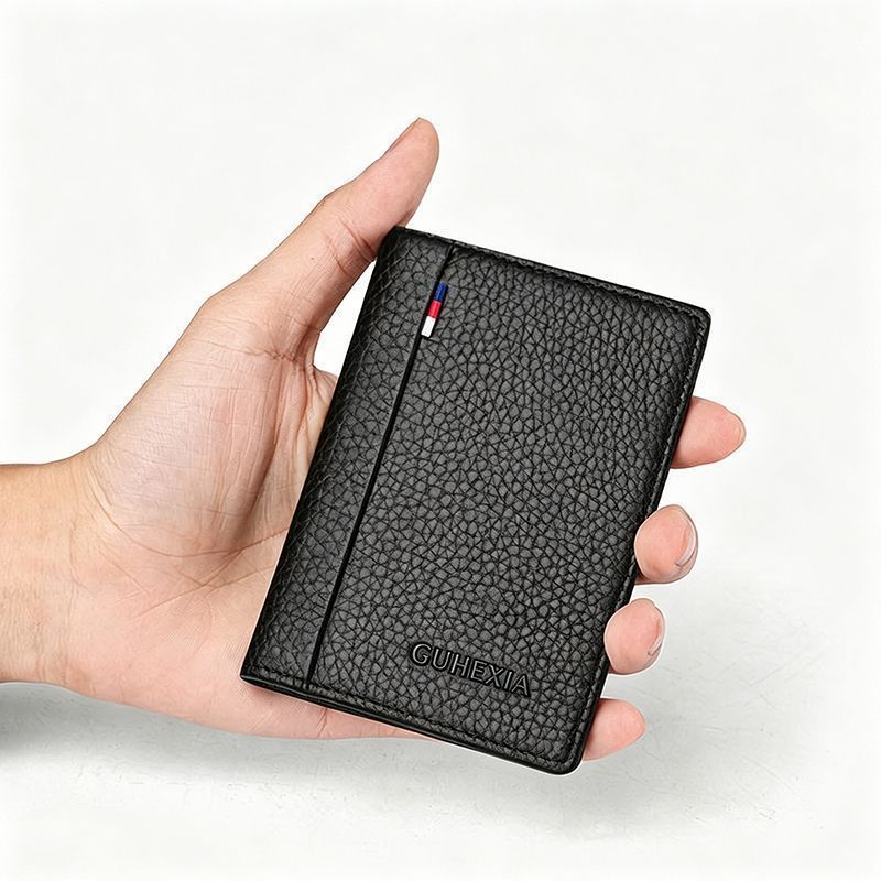 Premium Textured Leather Card Holder