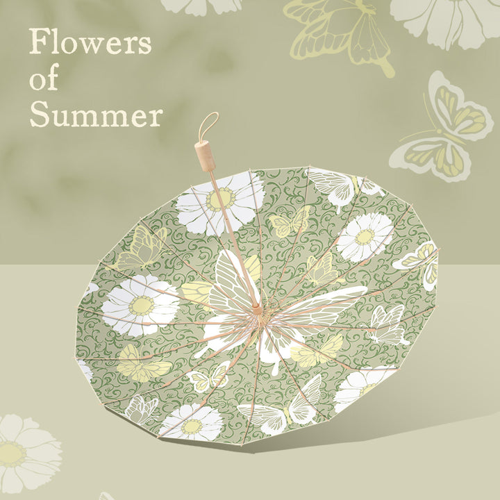 Women's fashionable and floral folding umbrella Stornfield