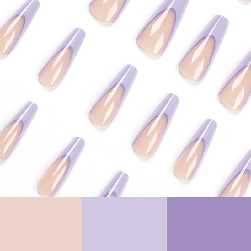 Artificial nail art with elegant ombre design Stornfield