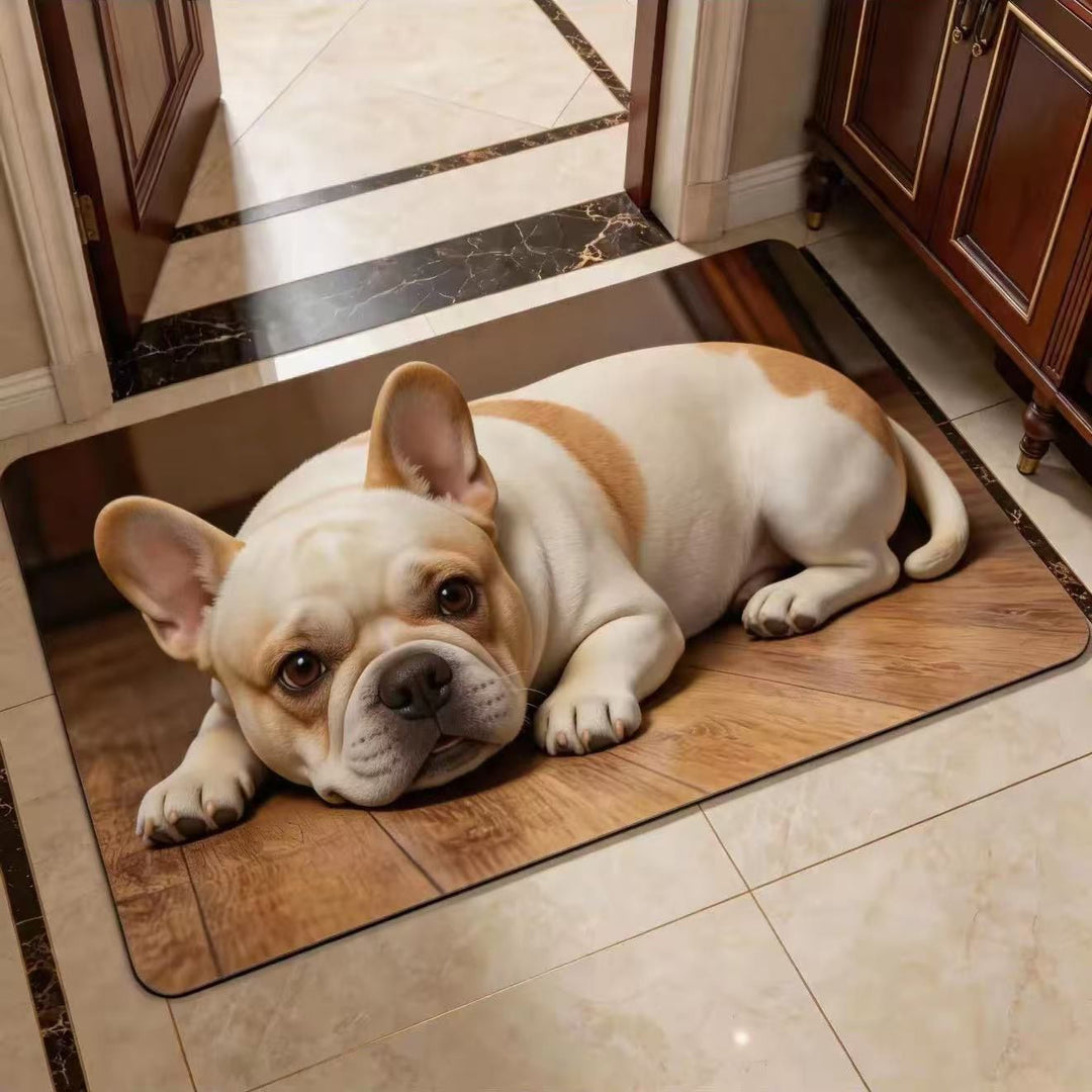 Dog Theme Decorative Mat