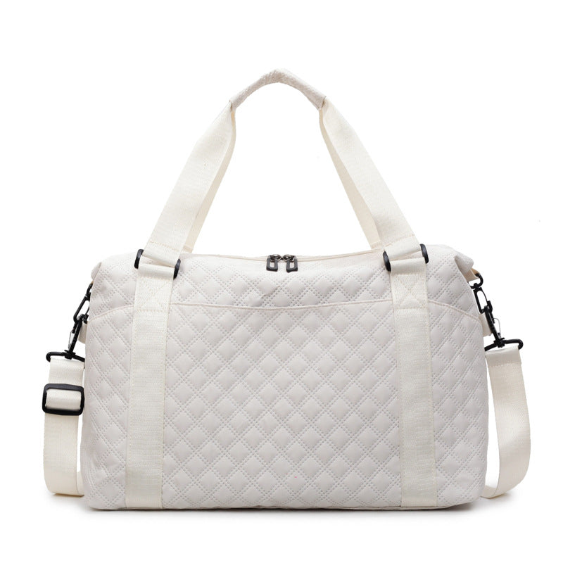 Quilted Fabric Travel Duffle Bag Stornfield