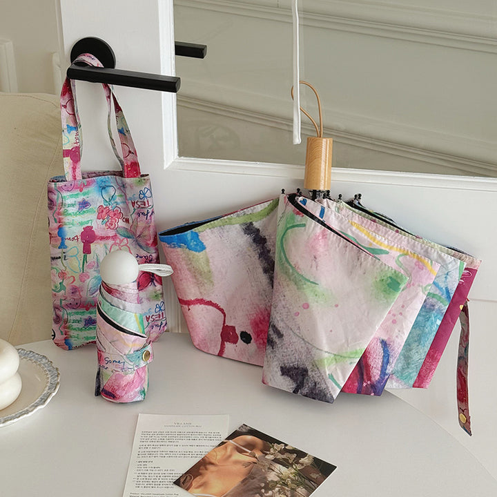 Women’s Foldable Tote Bag with Integrated Umbrella Stornfield