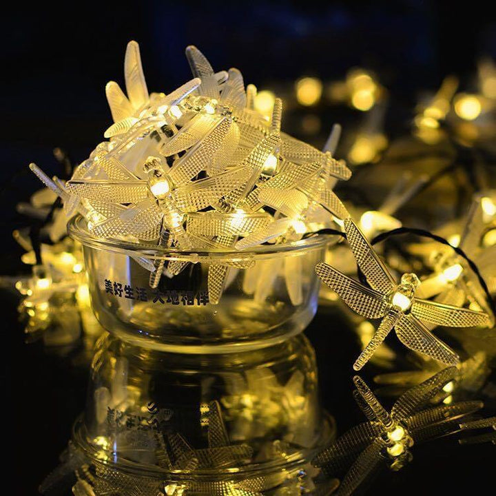 Stornfield | Outdoor Solar Dragonfly Waterproof LED Lights Festival Party Decoration String Lights