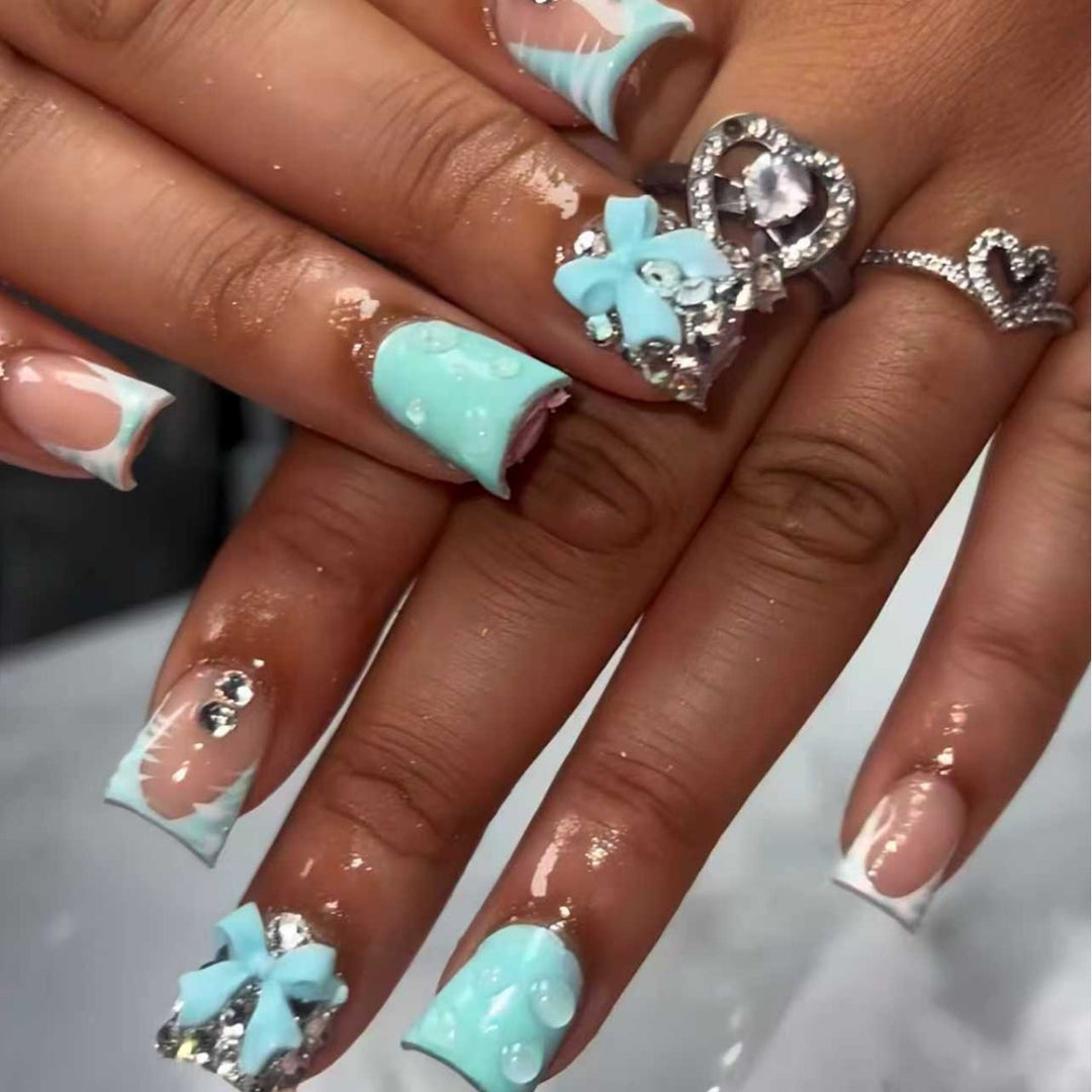 Decorative 3D Press-On Nail Extensions Stornfield