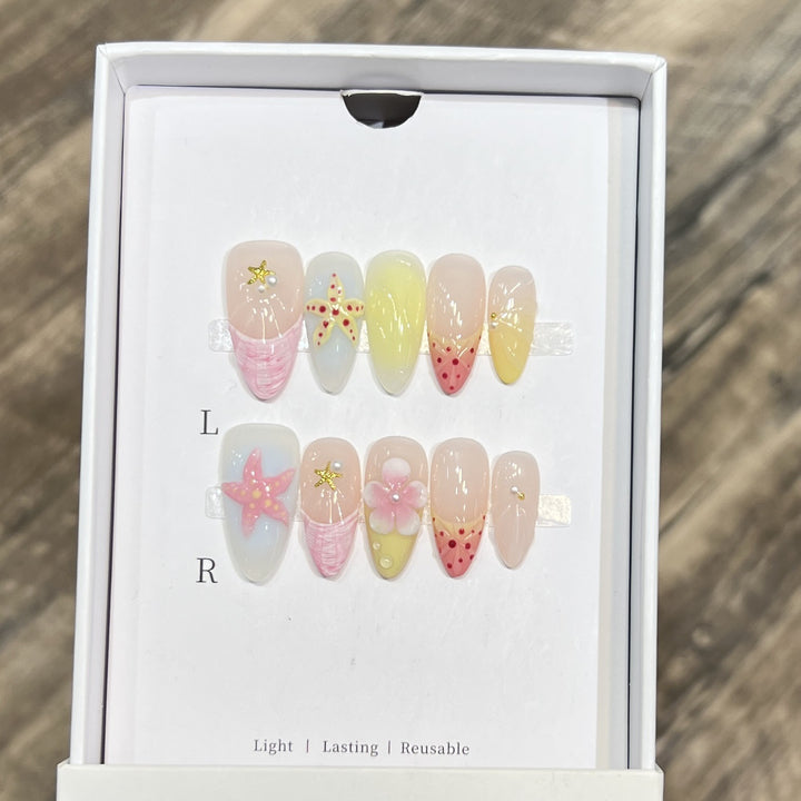 Reusable Press-On Nail Set Stornfield