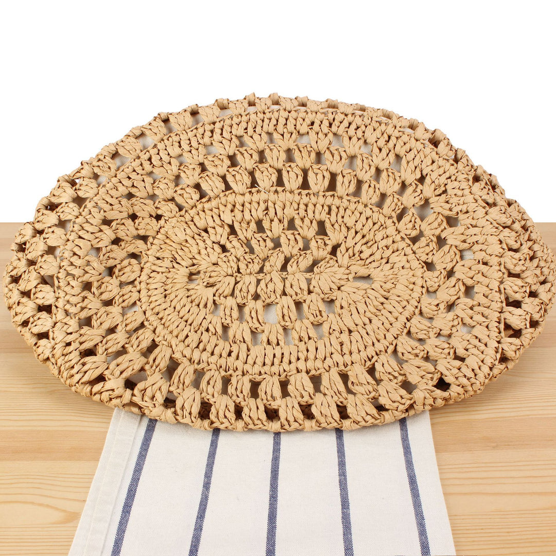 Handmade Beach Bag Made of Natural Wicker Stornfield
