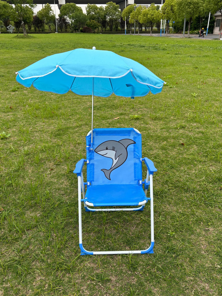Ladies high chair with sun protection and animal motif Stornfield