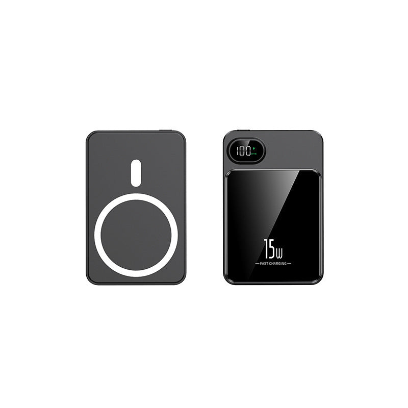 Magnetic Power Bank with fast Qi charging function and LCD display Stornfield