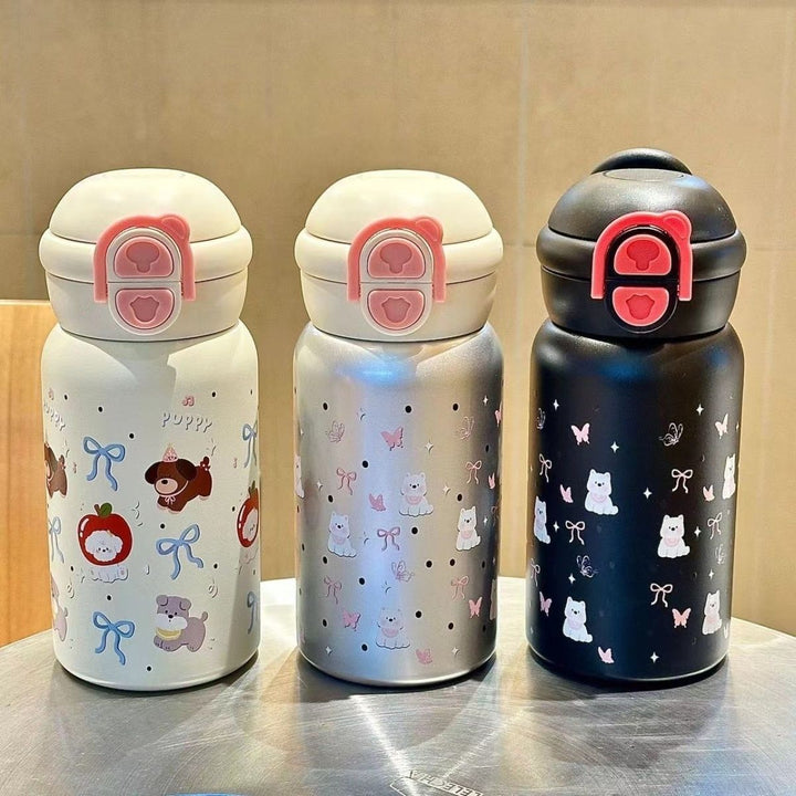 Women’s creative drinking bottle with safe closure mechanisms Stornfield