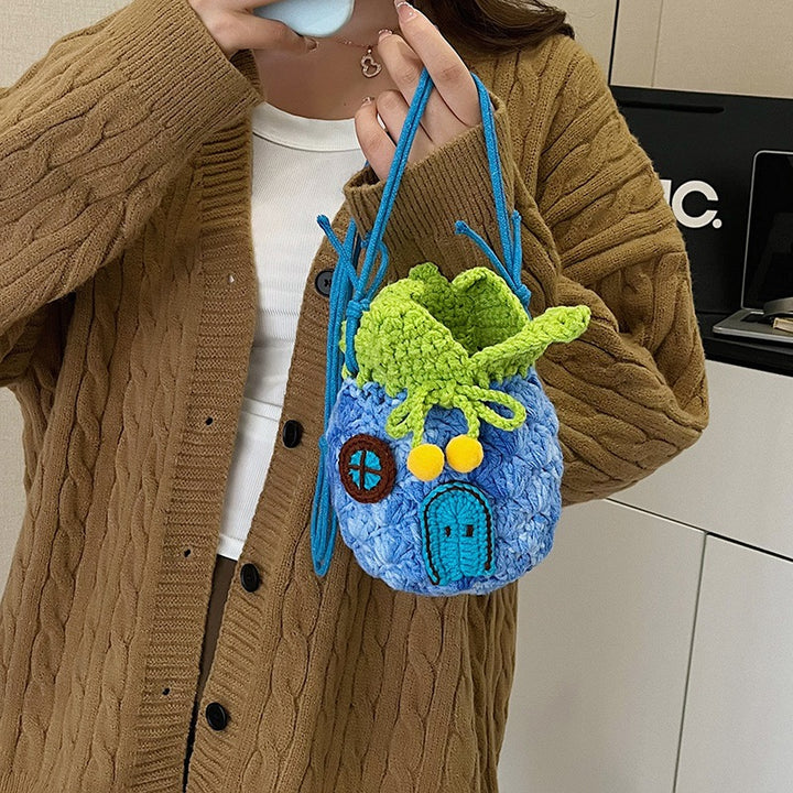 Cute Pineapple Crochet Mini Bag