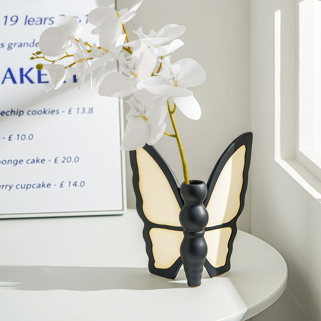 Decorative Butterfly Tissue Holder for Home Display