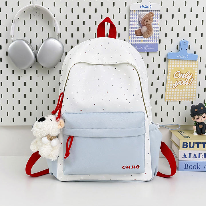 Stylish Casual Dot-Patterned Backpack Stornfield