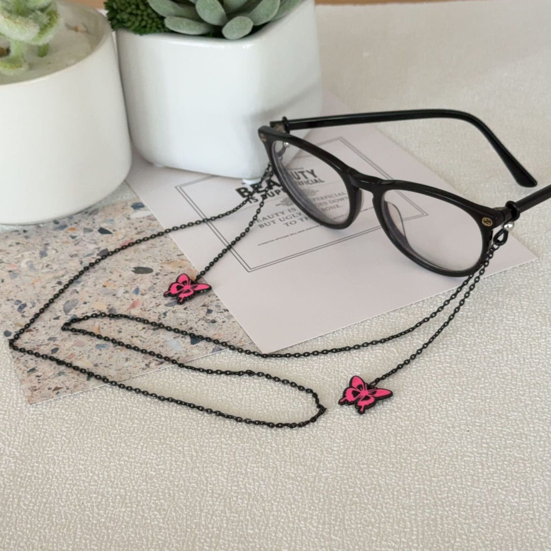 Butterfly-Themed Eyewear Chain Holder Stornfield