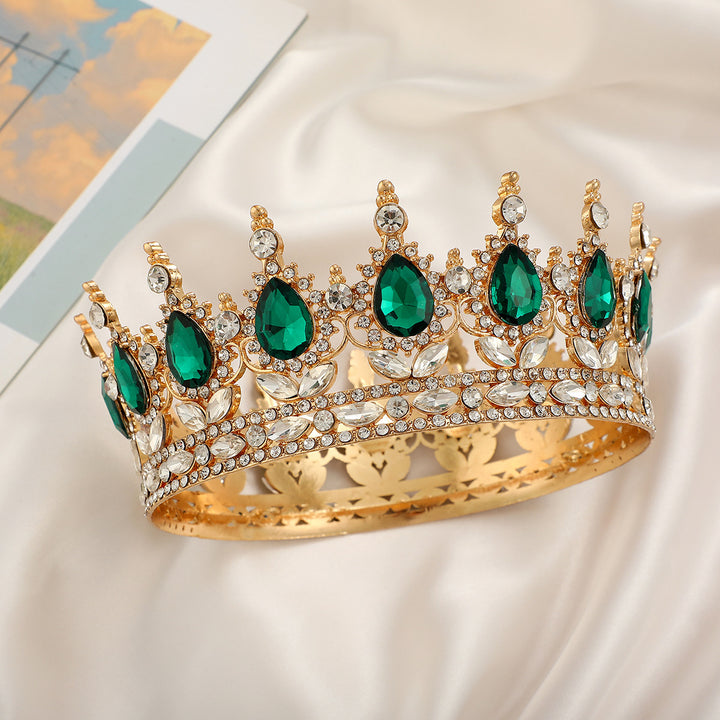Ladies Luxurious Festive Crown with Shining Gemstones Stornfield