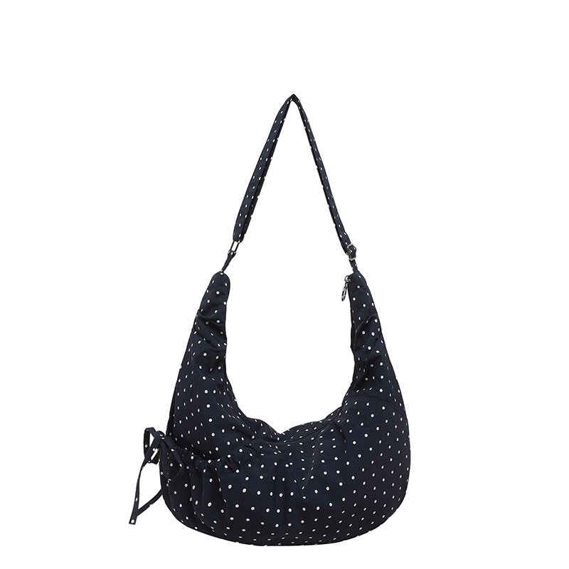 Fashionable Polka Dot Hobo Bag