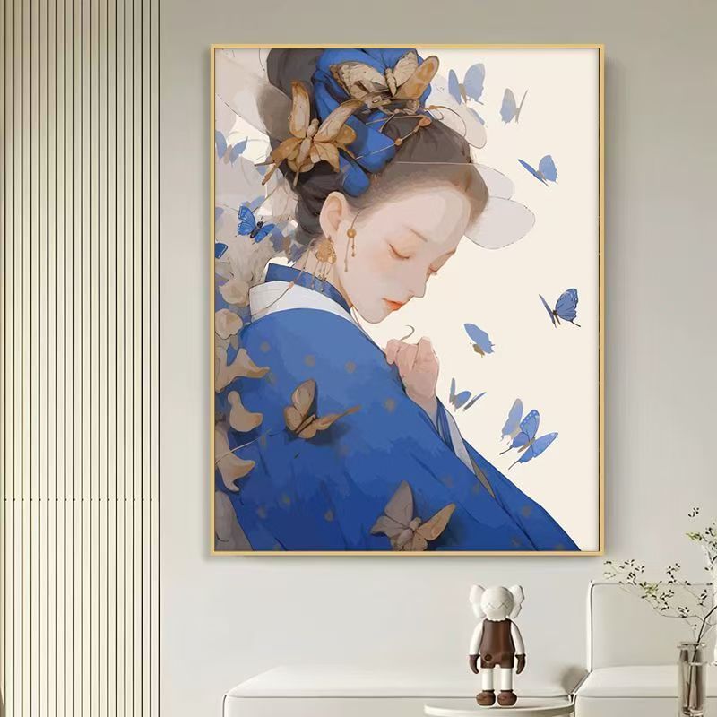 Elegant Butterfly-Themed Canvas Art Print Stornfield
