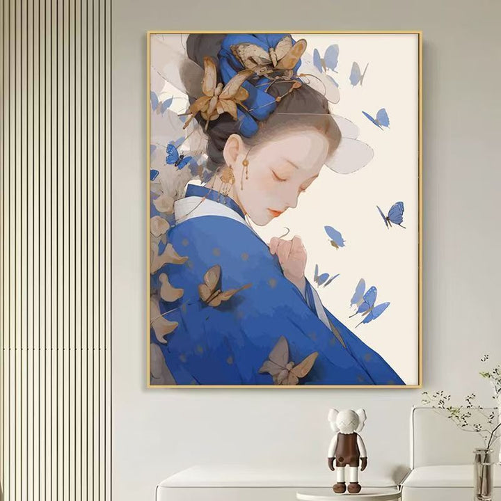 Elegant Butterfly-Themed Canvas Art Print Stornfield