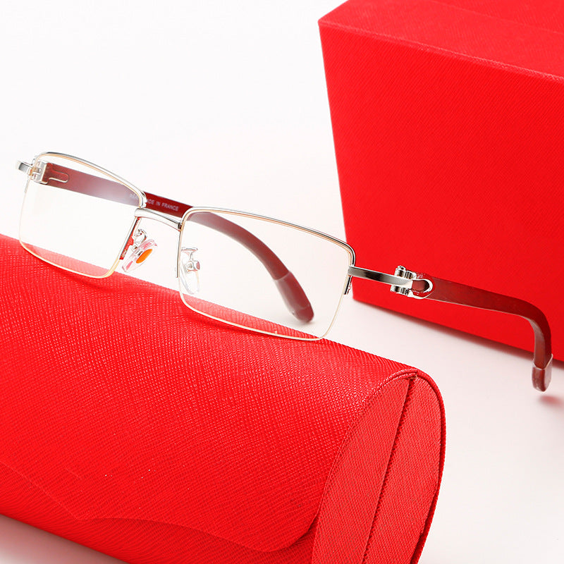 Ladies modern square sunglasses with luxurious metal frame Stornfield