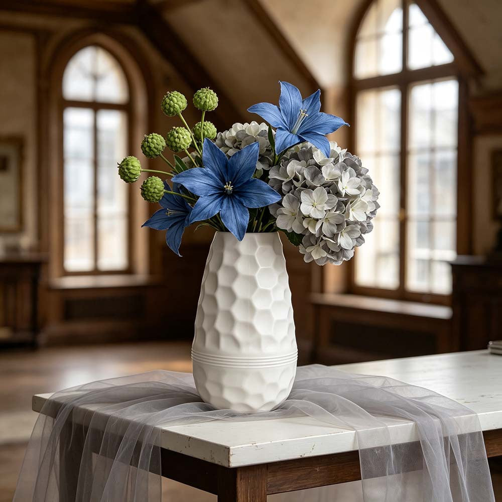 Textured Honeycomb Decorative Vase Stornfeild