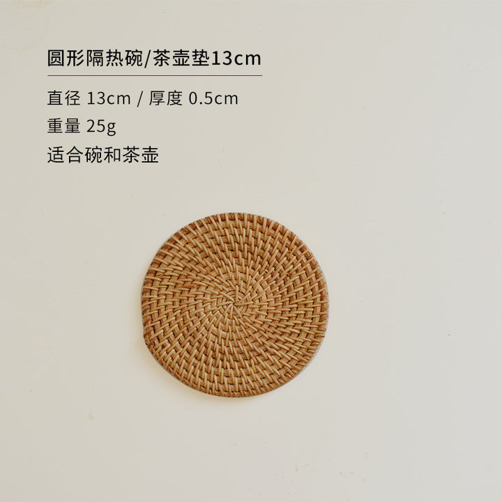 Ladies stylish handmade coaster from natural material Stornfield