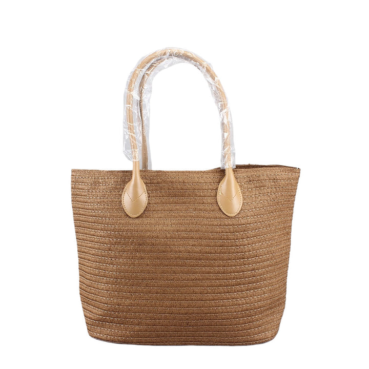 Shopping bag made of eco-friendly natural material with reinforced carrying handles Stornfield