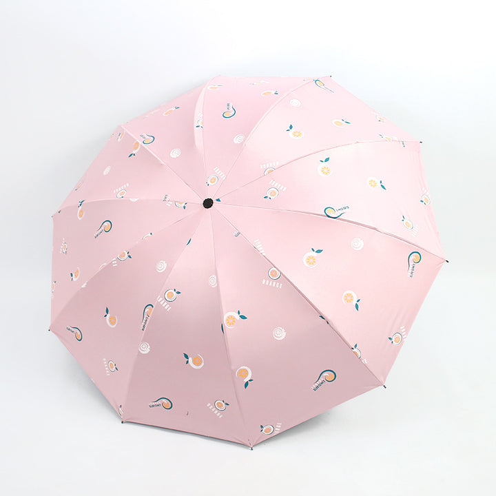 Ladies folding umbrella with cheerful motifs Stornfield